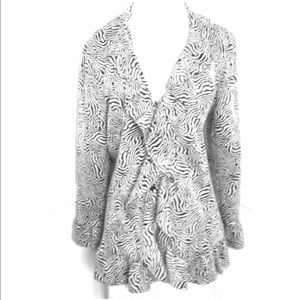 Black and White Zebra Print jacket!